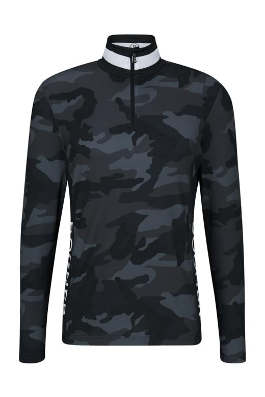 Bogner - Verti Camo Print Top - black - 男装 - 速干 - 多色 商品图0