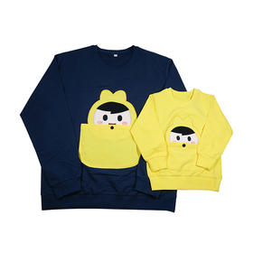 亲子系列小团卫衣