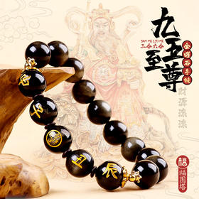 【十二生肖三合六合金曜石手链】