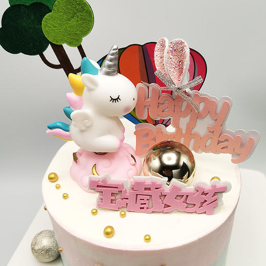 【甜久荟 独角兽二款】梦幻的童话世界 纯动物鲜奶蛋糕 无化学添加低糖 好吃又健康 商品图5