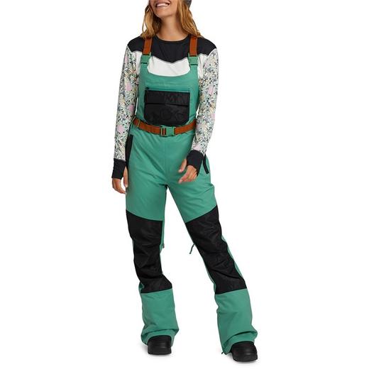 Burton 20-21款 Larosa Bib Pants  女款背带滑雪裤 绿色 商品图1