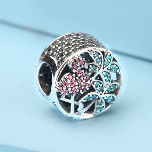 PANDORA/潘多拉 女士多色雨林火烈鸟925银串饰  792117CZS 商品图3