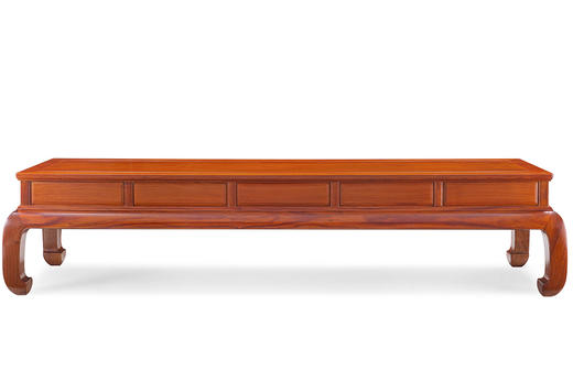 红桥红  家具严选  缅甸花梨（大果紫檀）  【216 弯腿 五抽屉 电视柜】 商品图9