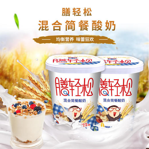 【热卖】膳轻松混合简餐酸奶2盒（麦香味） 商品图1