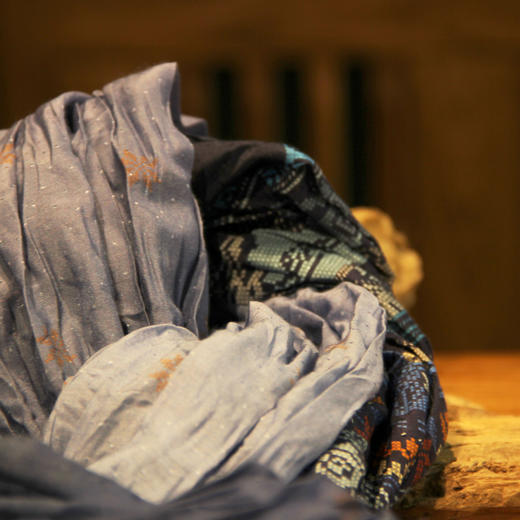 【文创公益•精准扶贫】湖南大学上瑶山系列•蜕变丝棉围巾 商品图2