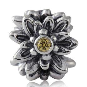 PANDORA/潘多拉 925银锆石雪绒花   791176CZY