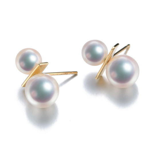 Pearl moments 雪人珍珠耳钉 商品图0