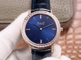 UU伯爵非凡珍品至臻超薄满钻系列，尺寸：41mm*9mm，天文台级别Cal.1200p专用机芯，男士腕表，牛皮表带，自动机械机芯，透底