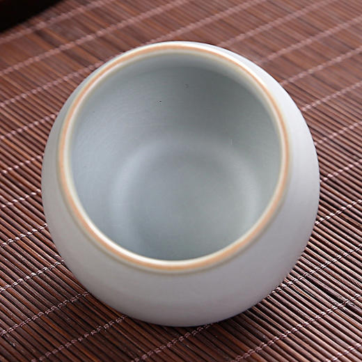 言凡丨汝窑品茗杯月白120ml多款可选