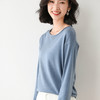 【特惠两件装，多色可选】透梦亲肤针织衫，亲肤柔软，温柔治愈风 商品缩略图4