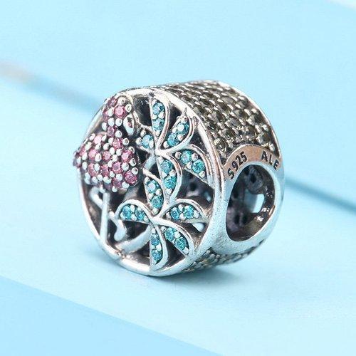 PANDORA/潘多拉 女士多色雨林火烈鸟925银串饰  792117CZS 商品图1