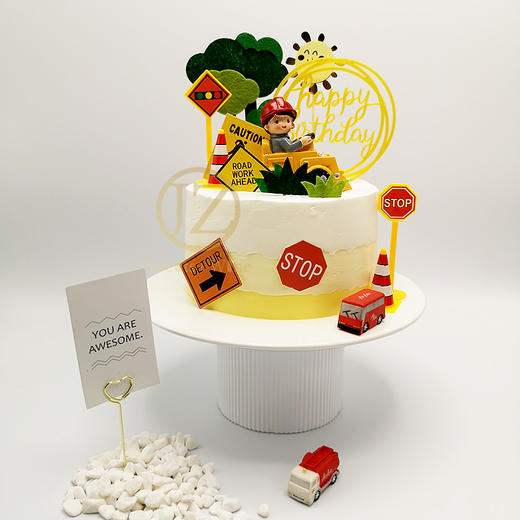 【甜久荟 小工程师二款】心中的蓝图 我来实现 纯动物鲜奶蛋糕 无化学添加低糖 好吃又健康 商品图0