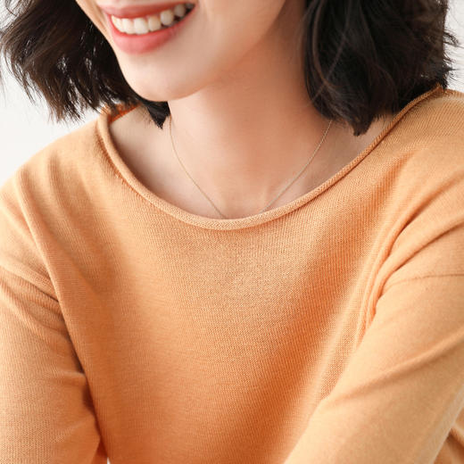 【特惠两件装，多色可选】透梦亲肤针织衫，亲肤柔软，温柔治愈风 商品图6