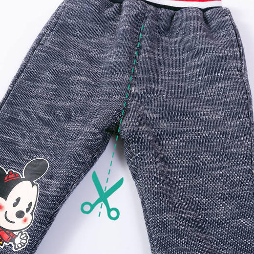 迪士尼(Disney)男童保暖抓绒长裤休闲裤 商品图12