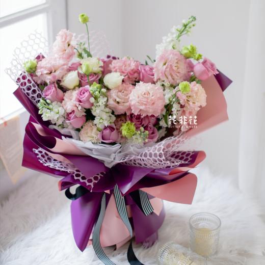 《遇见》-韩式混搭花束（紫色花颜色偏暗显旧介意慎拍） 商品图2
