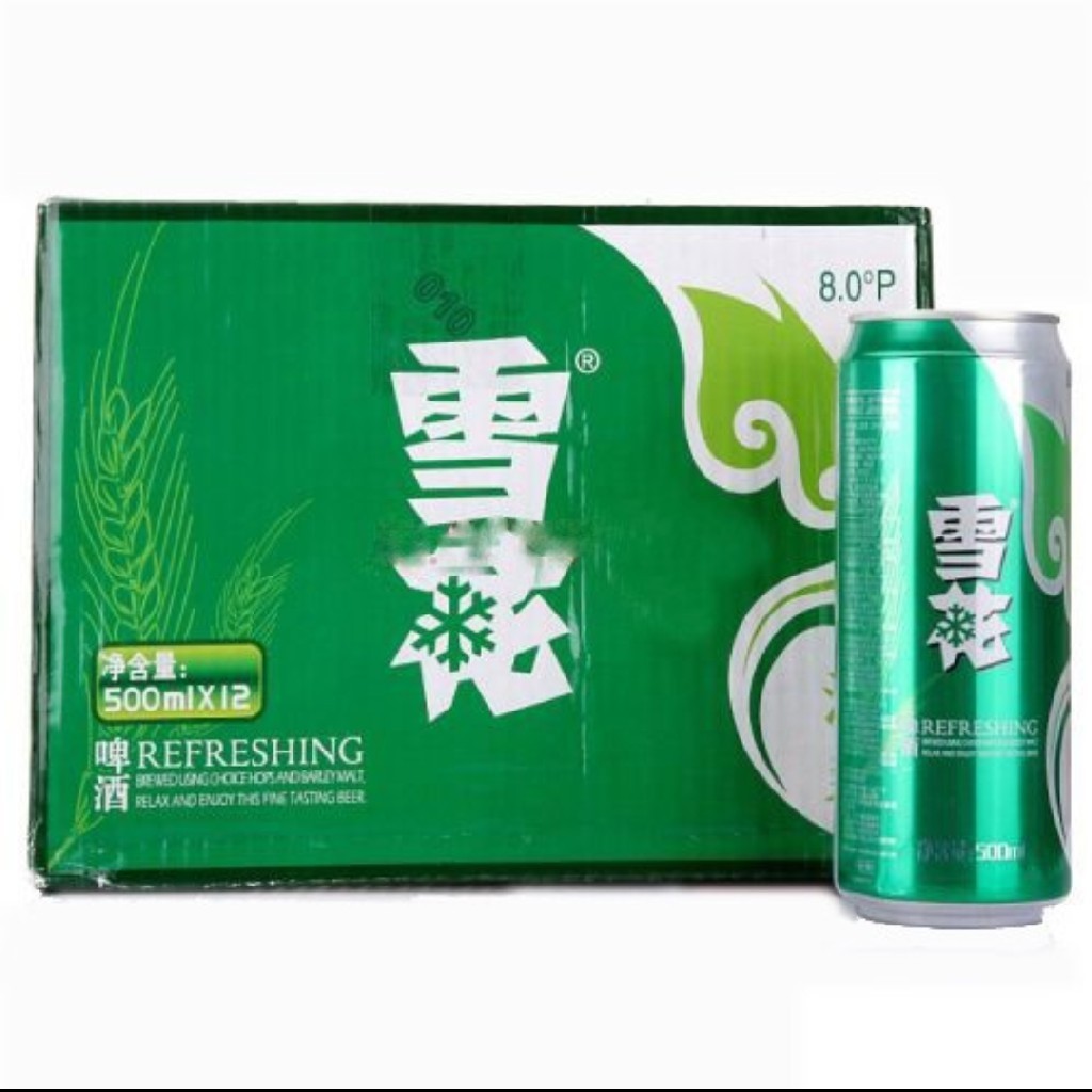 【批发】雪花清爽8度[听]500ml（1*12）