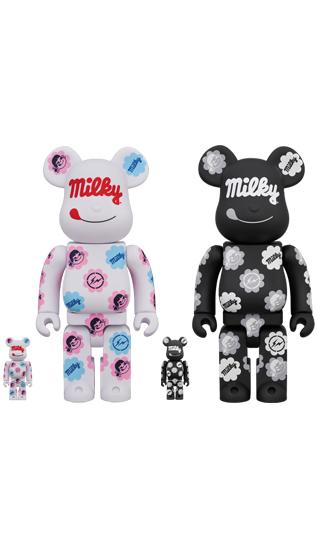 收藏系列 Be@rbrick 400%系列 糖果 藤原浩 白色 商品图2