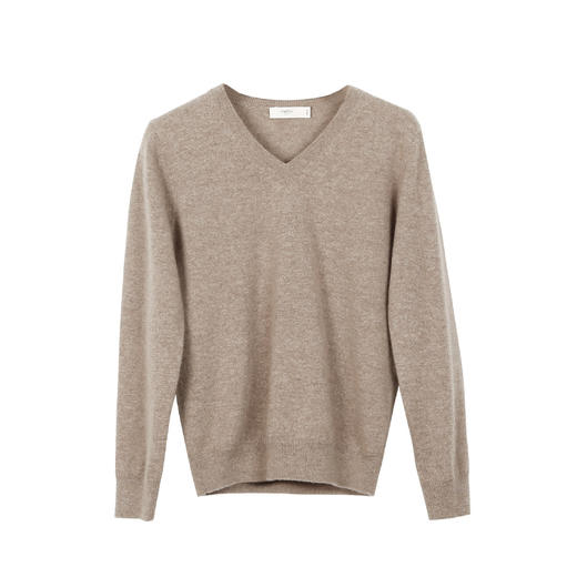 METTE羊绒世家童装V领100%山羊绒衫2020秋冬新品轻薄针织保暖毛衣 商品图9