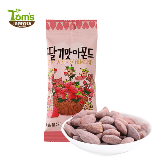 汤姆农场草莓味扁桃仁35g 商品图0