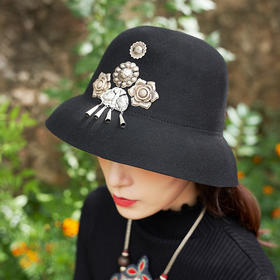 《百兽率舞》民族风礼帽  | 羊毛料子 保暖防寒 | 现货加急发 