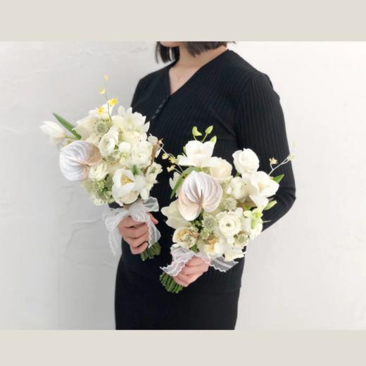 《飞来爱》-白色系新娘手捧花 商品图0
