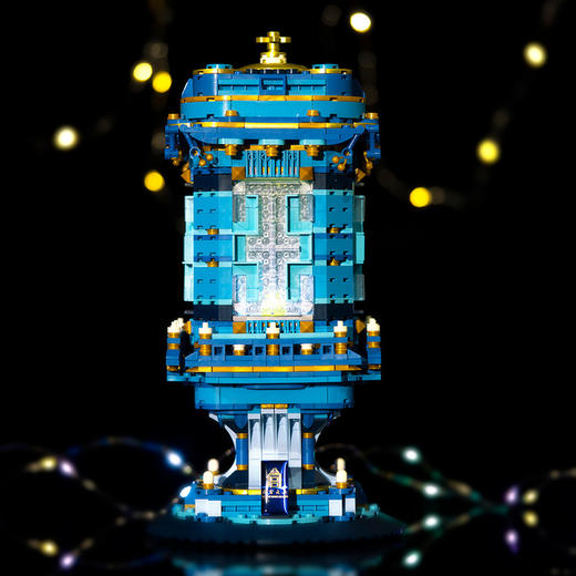 故宫文具宫灯笔筒多功能置笔筐 益智DIY积木拼接文化创意生日礼物故宫文创 商品图3