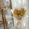 《甜蜜》- 橙色郁金香花束 商品缩略图1