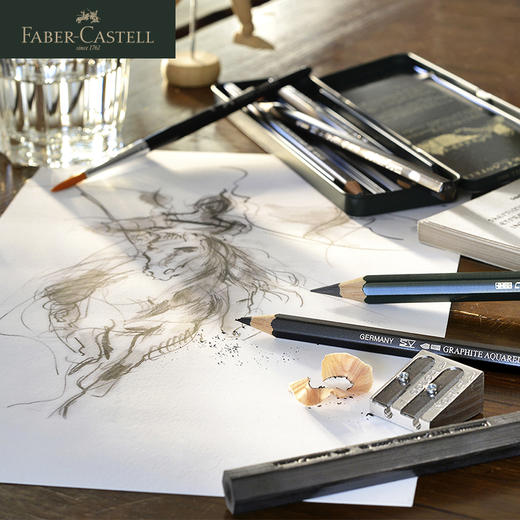 德国辉柏嘉 绿系列 “Pitt Monochrome” 素描套装系列 商品图0