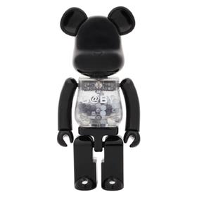 Bearbrick千秋 黑银-400%