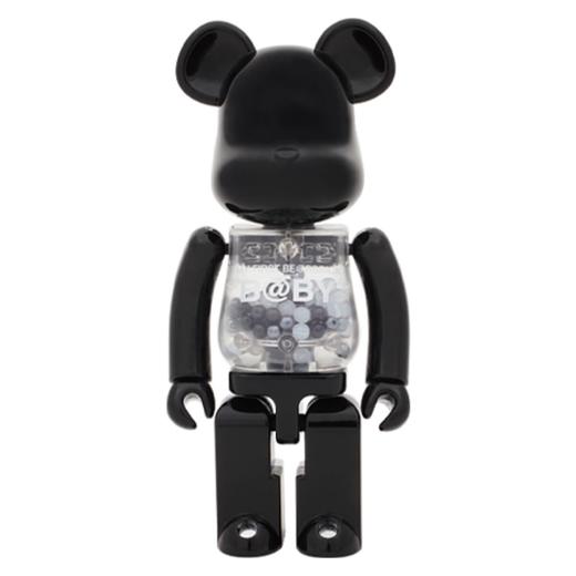Bearbrick千秋 黑银-400% 商品图0