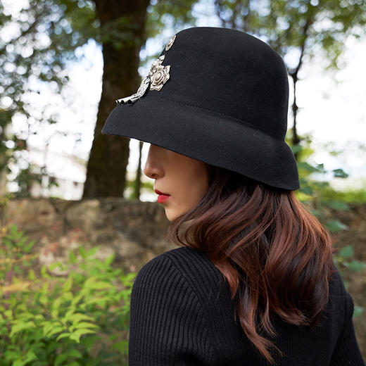 《百兽率舞》民族风礼帽  | 羊毛料子 保暖防寒 | 现货加急发  商品图3