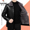 PDD-LJRFS201028新款男士加绒加厚保暖皮夹克外套TZF 商品缩略图0