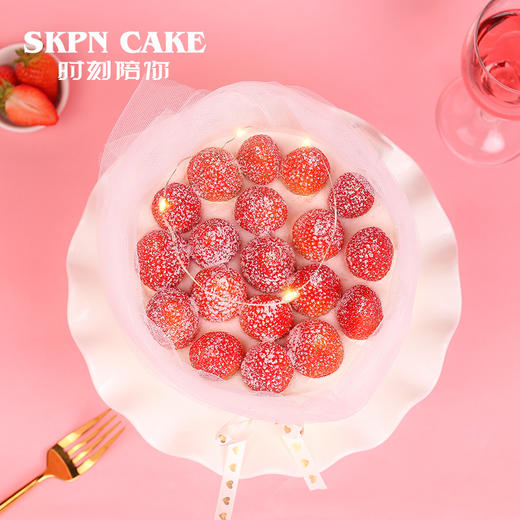 草莓诱惑生日蛋糕 | 时刻陪你 商品图3