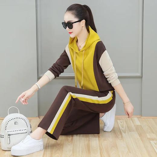 SS162休闲拼色减龄撞色两件套 商品图5