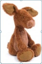 法国moulinroty森林里的长腿动物系列棕色小兔子30厘米 商品图0