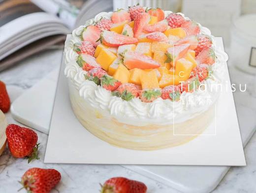 爆浆榴莲/芒果千层生日蛋糕下午茶B款 商品图0