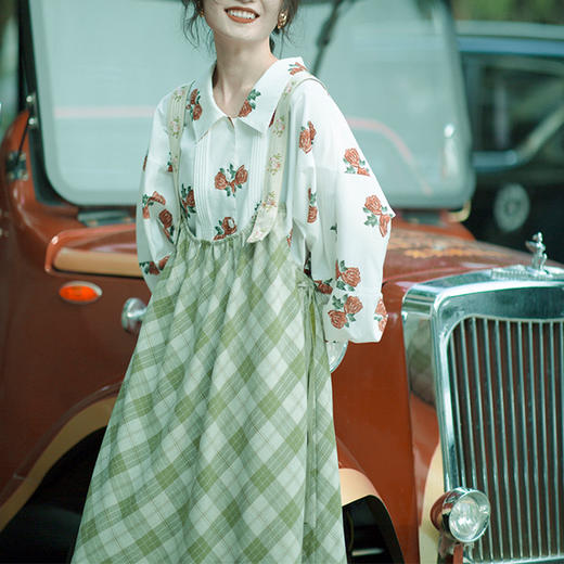 裁缝学苑 AG102复古港风衬衫纸样女装秋新款纸样板服装打版裁剪图 商品图1