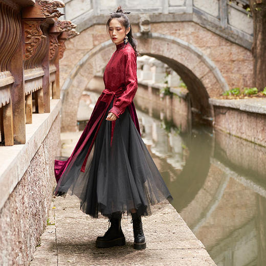 夜宴拼接不规则上衣  /  少量现货 商品图0