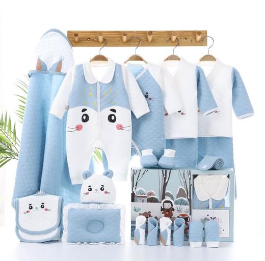 【婴儿服饰】新生婴儿衣服秋冬套装礼盒初生满月礼包刚出生宝宝用品大全礼物 商品图0