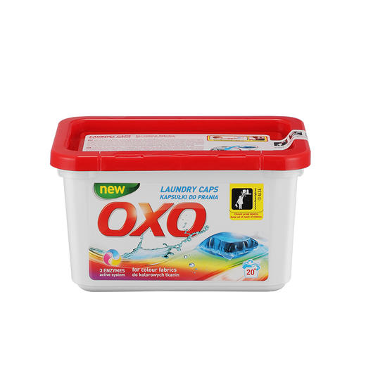 Z| 德国进口 OXO护色洗衣凝珠 植物酵素 强力去污 低泡易漂洗 机洗无残留 20颗/盒（普通快递） 商品图1