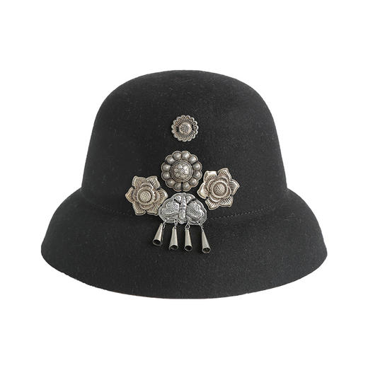 《百兽率舞》民族风礼帽  | 羊毛料子 保暖防寒 | 现货加急发  商品图4