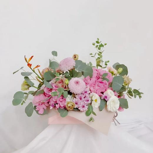 粉色系绣球桌花 商品图0
