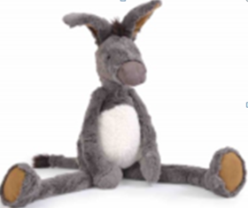 法国moulinroty森林里的长腿动物系列灰色大驴60厘米