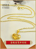 金陵金箔手工98%含金量贴金平安锁吊坠 商品缩略图0