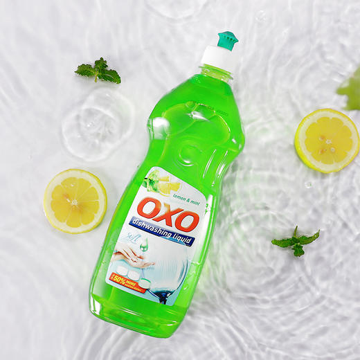 Z| 德国进口 OXO餐具洗涤精 柠檬薄荷香型 植物浓缩 实力去污 温和护手 安全无残留（普通快递） 商品图1