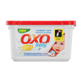 Z| 德国进口  OXO婴幼儿洗衣凝珠 天然皂液 温和去污 洁净易漂洗 妈妈更安心 20颗/盒（普通快递）