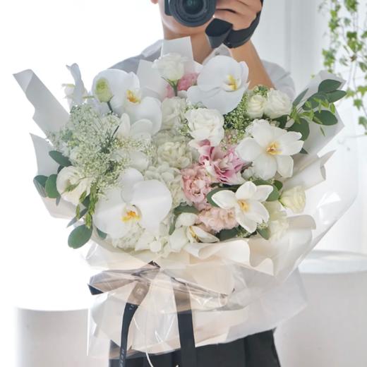 《骄傲》-清新郁金香蝴蝶兰高端花束 商品图9