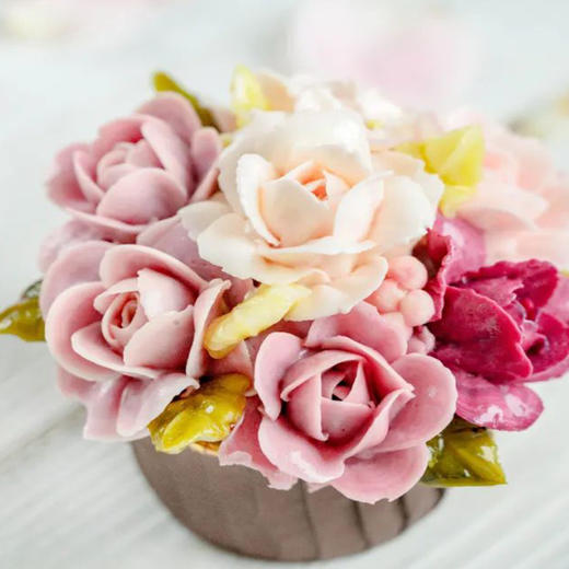 【视频课 | 无限回看】卡卡家韩式裱花课程|新手也能学！基础花型及组装搭配技巧 商品图1