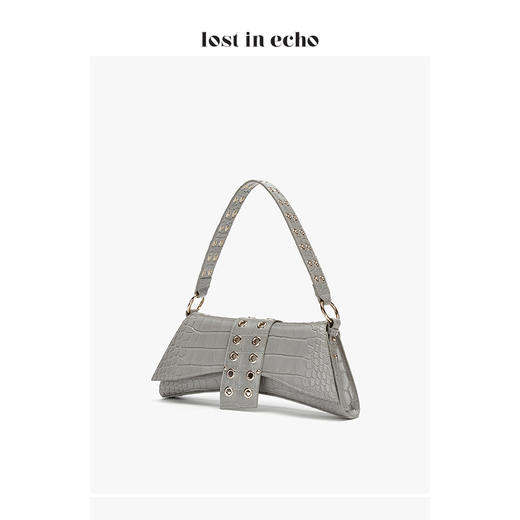 lost in echo大号巴雷特气眼腋下包灰 商品图3