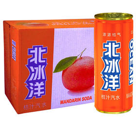 【整箱】北冰洋桔汁汽水330ml*24罐